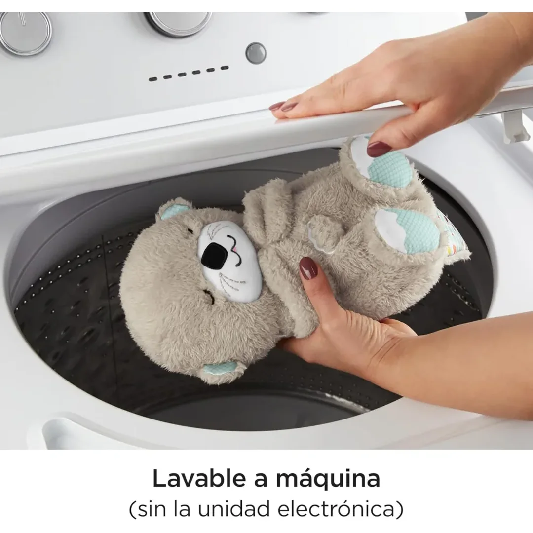 Nutria Dormilona – Peluche con Respiración y Música para Dormir al Bebé — color Gris — foto 7