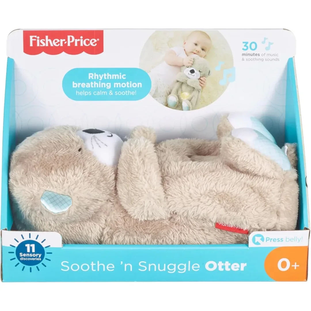 Nutria Dormilona – Peluche con Respiración y Música para Dormir al Bebé — color Gris — foto 6